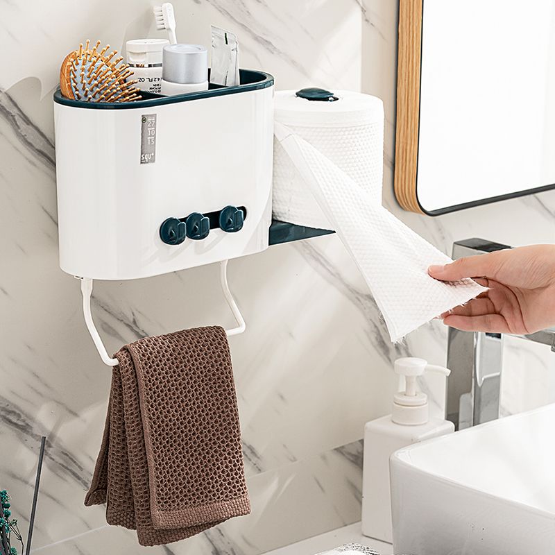 Non-perforated chopstick holder cage, kitchen wall-mounted tableware storage rack, bathroom toilet paper rack, towel storage rack Specification drawing