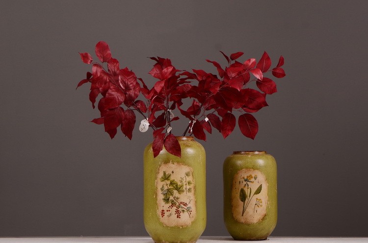 Lanjin Wholesale, best-selling products, factory direct sales, flower arrangement materials, artificial leaves, plants, artificial autumn colors, flowers and leaves, artificial home decoration detail image 12