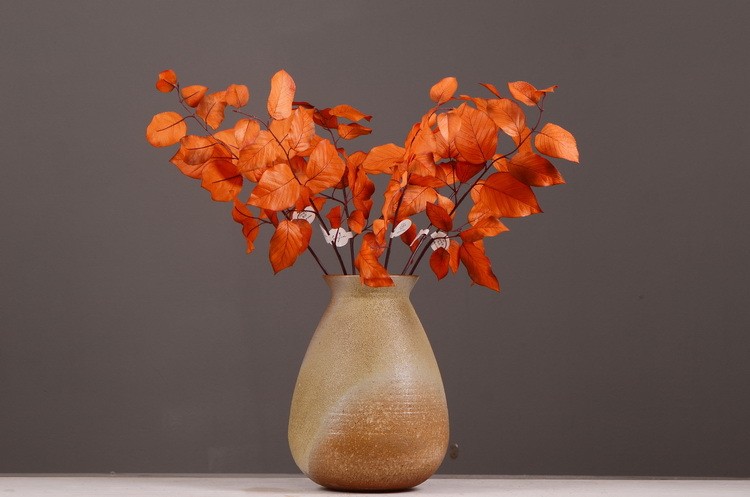 Lanjin Wholesale, best-selling products, factory direct sales, flower arrangement materials, artificial leaves, plants, artificial autumn colors, flowers and leaves, artificial home decoration detail image 3