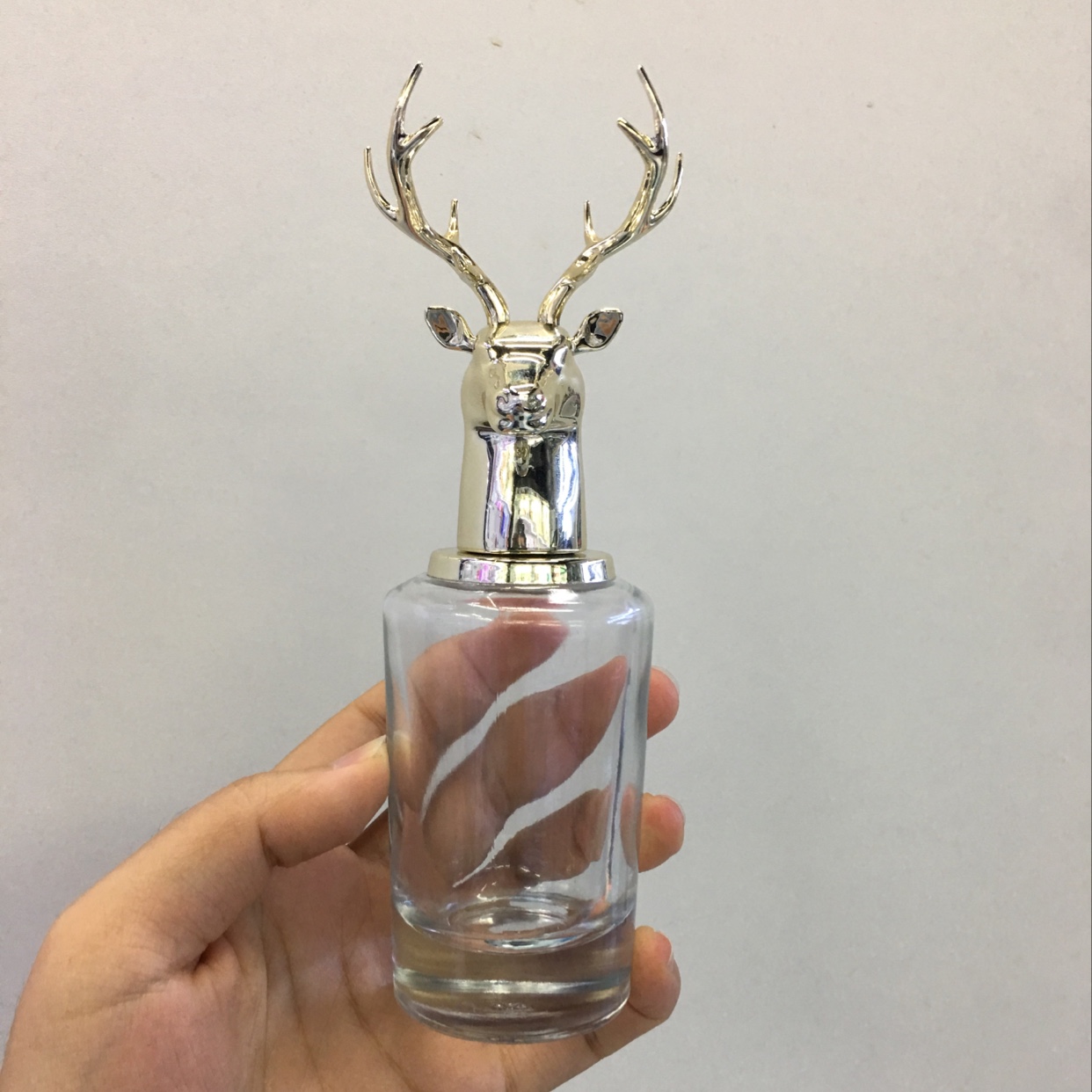 100ml 金色uv鹿头香水盖子，香水瓶详情图1