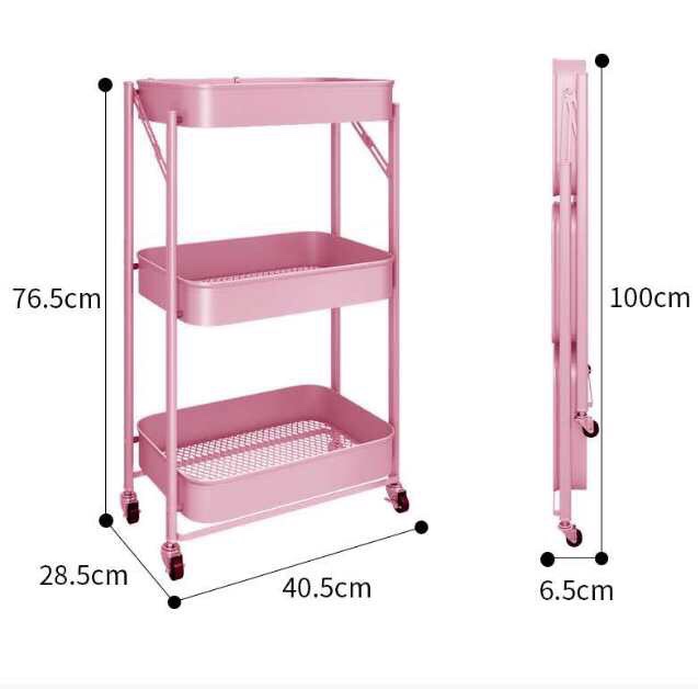 Ironwork folding trolley