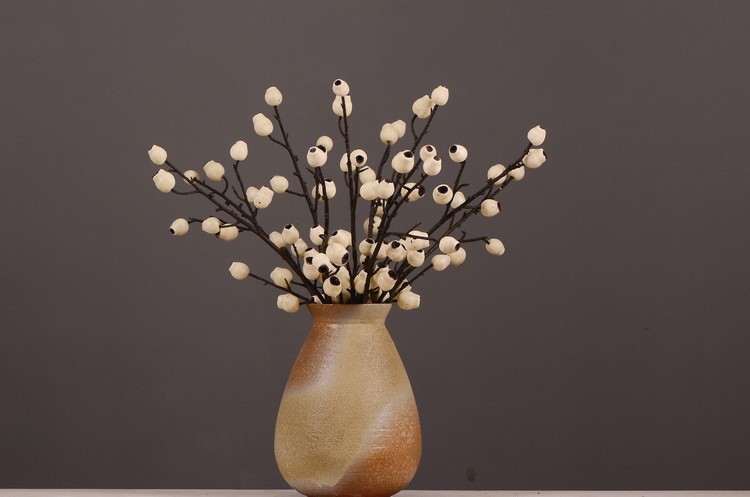 Lanjin Factory wholesales artificial eucalyptus fruit, artificial zombie fruit, artificial pipe fruit, artificial berry plants, creative artificial flowers for living room and dining table arrangements, and floral art ornaments pic 15