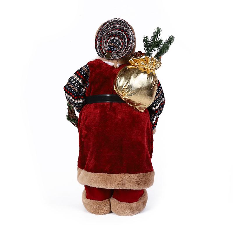 60-centimeter luxurious garland Santa Claus details Picture