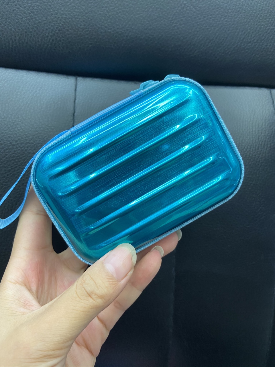 Tinplate wallet green full figure