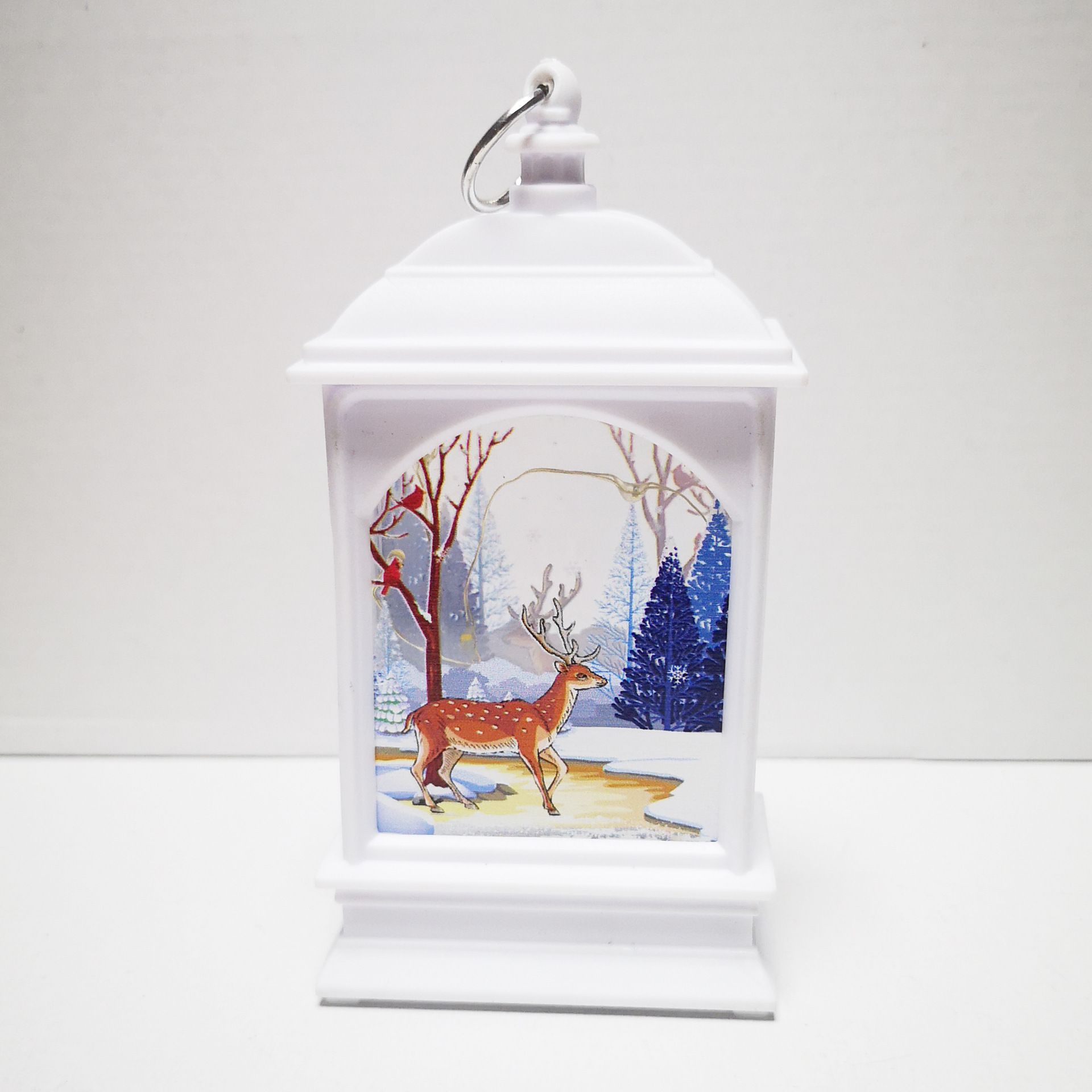 Night lamp table ornament Christmas wind lamp candlestick lamp small night lamp