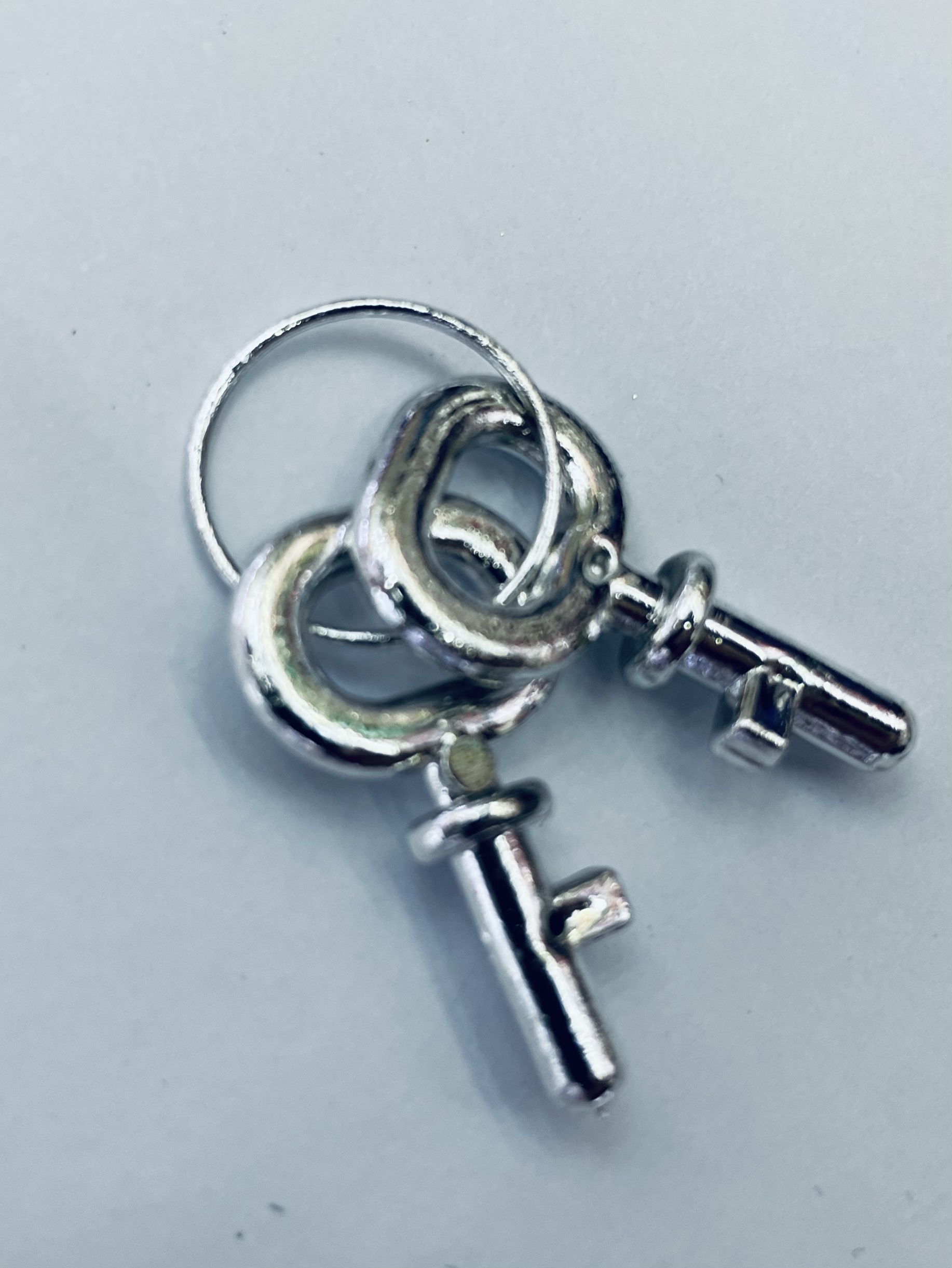 莉颖玩具玩具手铐电镀塑料手铐儿童玩具手铐真空镀膜吸塑纸卡手铐万圣节玩具手铐万圣节产品008吸塑红版蓝色手铐详情图9