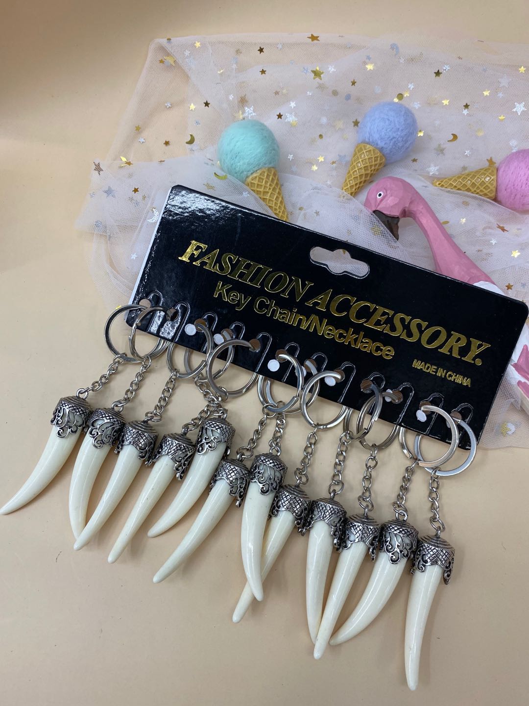 Key chain pendant ivory key chain manufacturer direct selling key chain affordable key chain