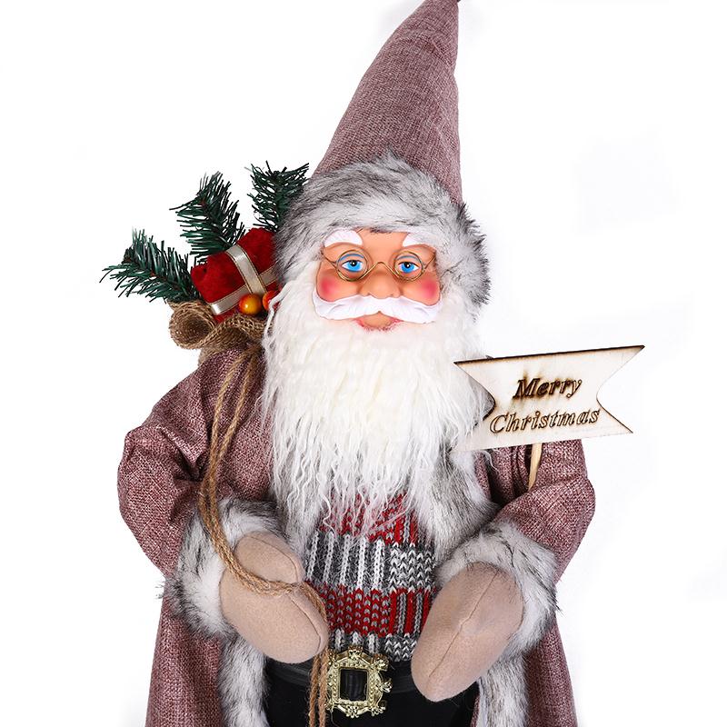 2021 New 60-centimeter luxury backpack Santa Claus, high-end Santa Claus figurine Specification image