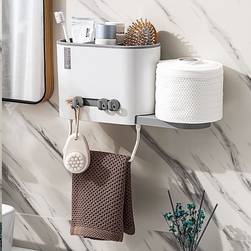 Non-perforated chopstick holder cage, kitchen wall-mounted tableware storage rack, bathroom toilet paper rack, towel storage rack details Picture
