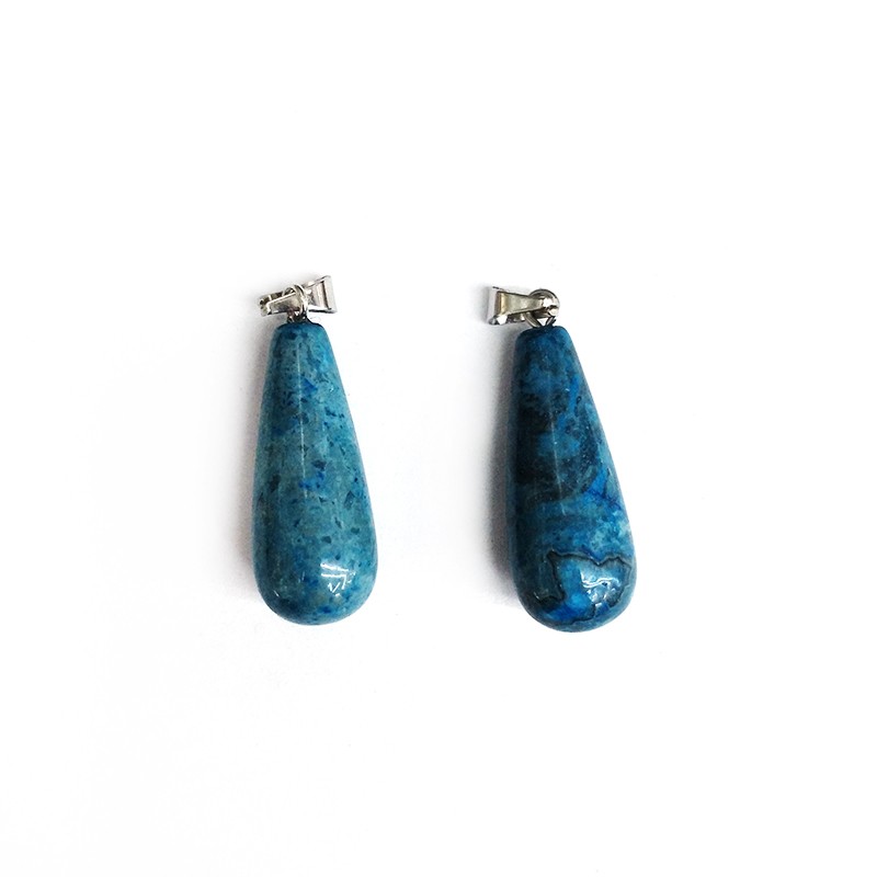 DIY cross-border natural stone moon-shaped pendant semi-finished product, crescent-shaped pendant, crescent necklace pendant accessory detail image 10