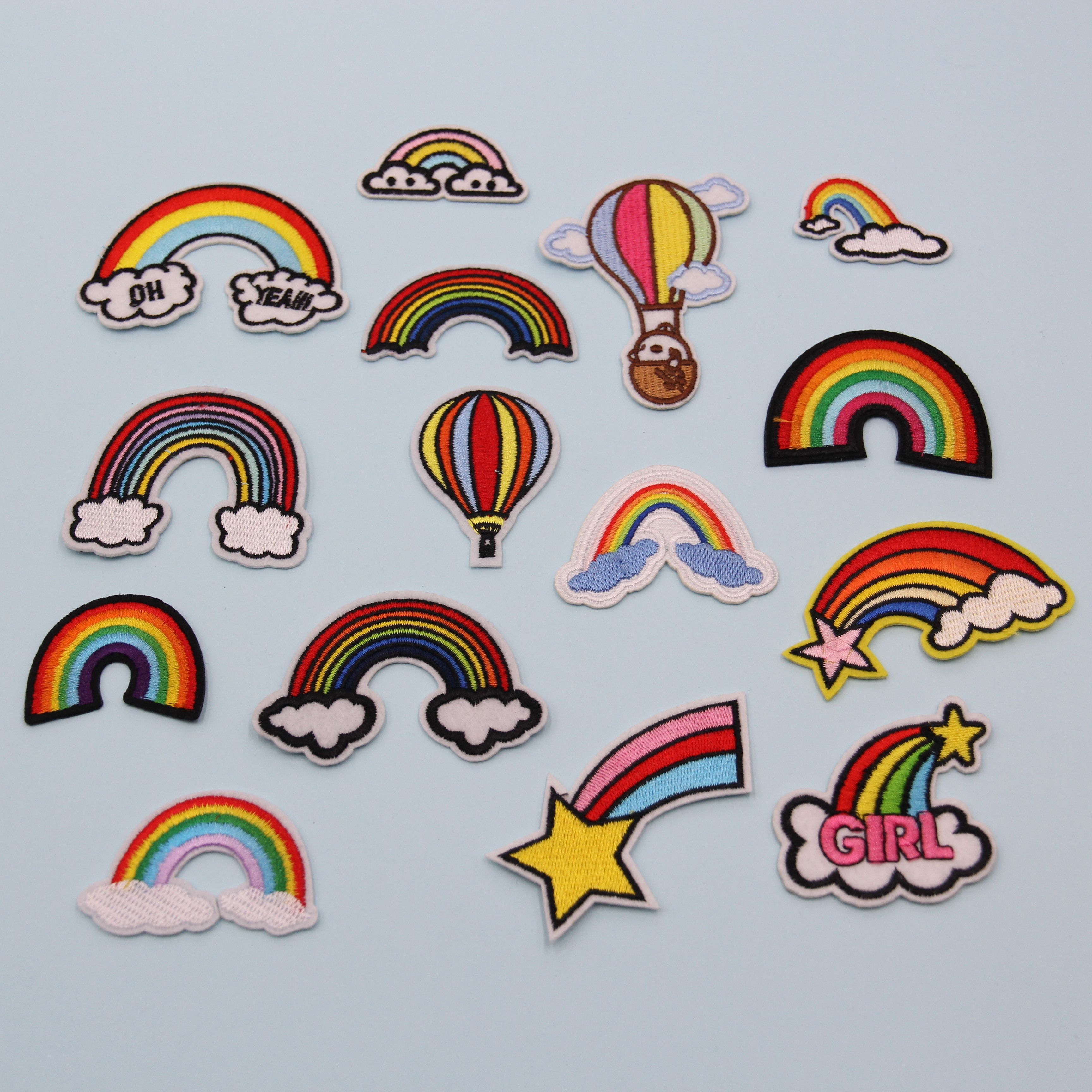 Chunrong computer embroidery label processing custom patch cloth clothing accessories accessories embroidery cloth 17