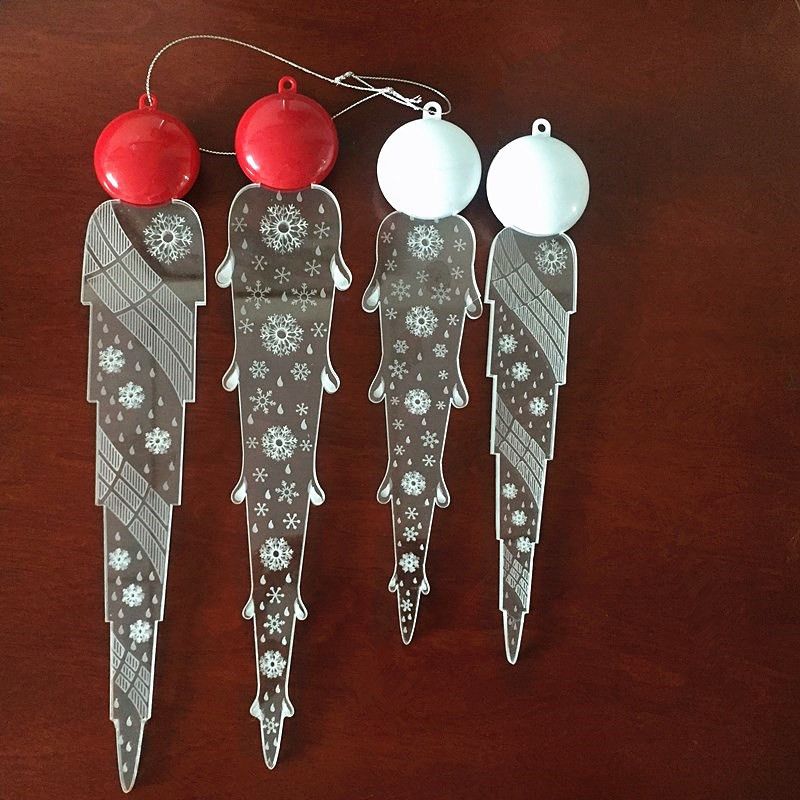 Christmas LED acrylic pendant ice strip Snowflake pendant pendant light gifts