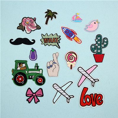 Chunrong computer embroidery label processing custom patch cloth clothing accessories accessories embroidery cloth 13