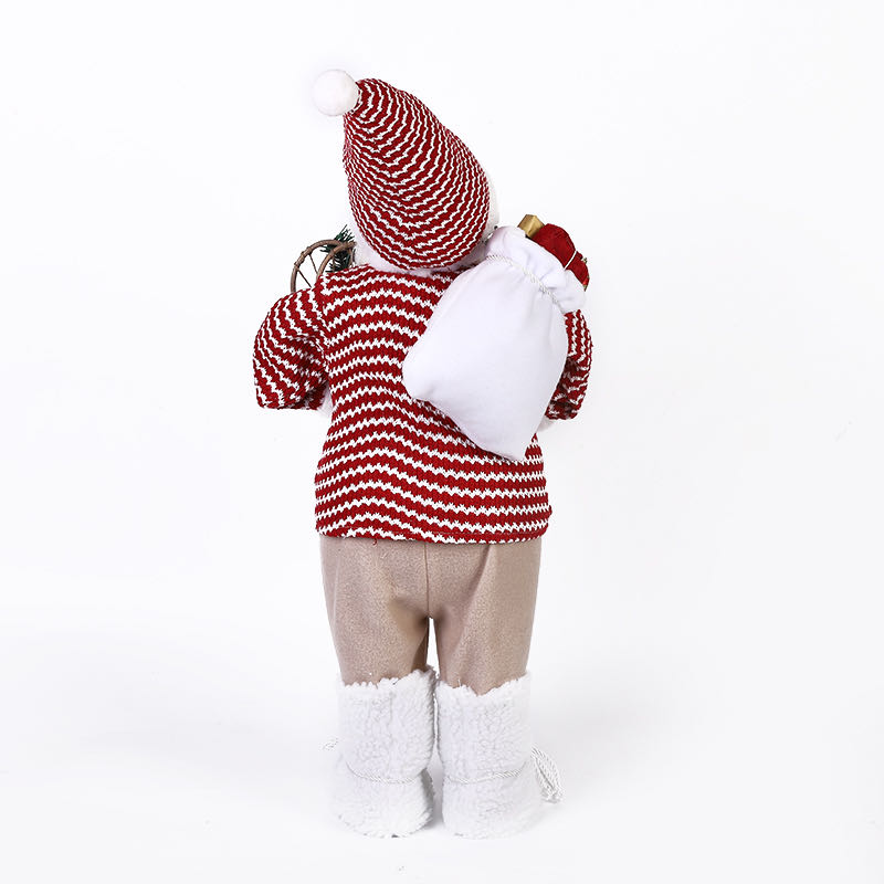 2020年新款60厘米静止圣诞老人高端圣诞装饰摆件细节图