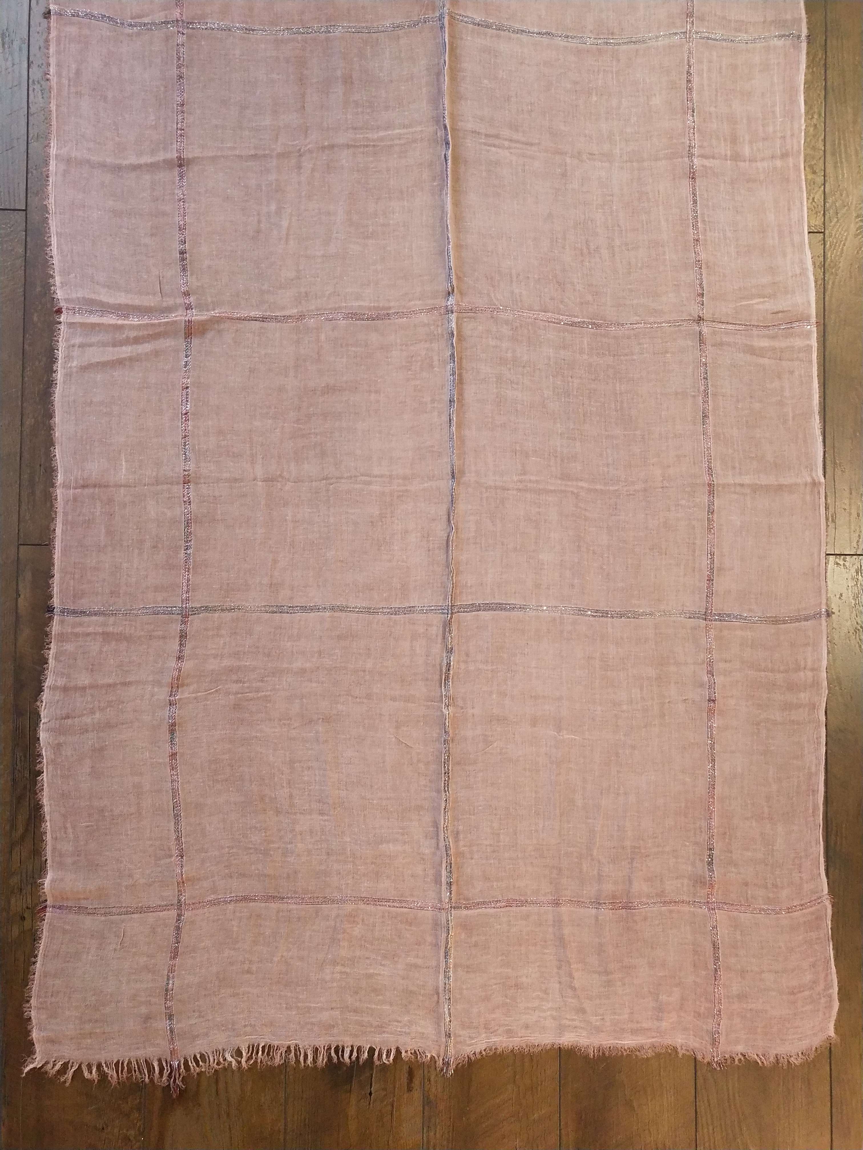 Ramie cotton scarf 13