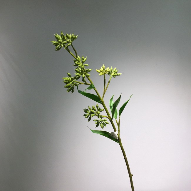 兰瑾 仿真花厂家直销批发高端仿真绿色植物DIY插花配材仿真桉树果详情图2