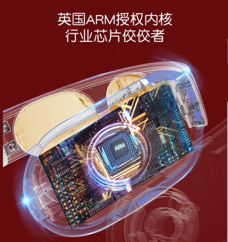脉冲护颈仪/充电便携/肩颈按摩器产品图