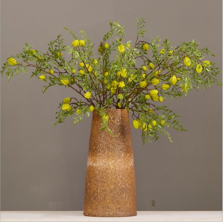 Lanjin Wholesale Artificial fruit Factory direct sales Home decoration artificial flowers, artificial star fruits, artificial small berries, artificial fruits and artificial flower art Specification image