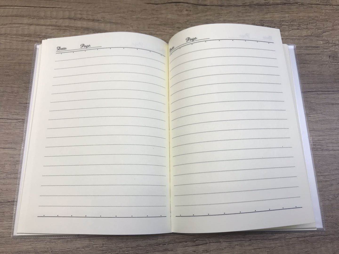 小清新超值透明彩印书皮笔记本记事本详情图8