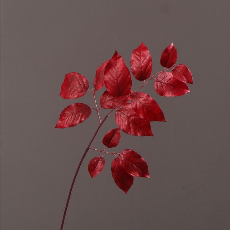 Lanjin Wholesale, best-selling products, factory direct sales, flower arrangement materials, artificial leaves, plants, artificial autumn colors, flowers and leaves, artificial home decoration undefined