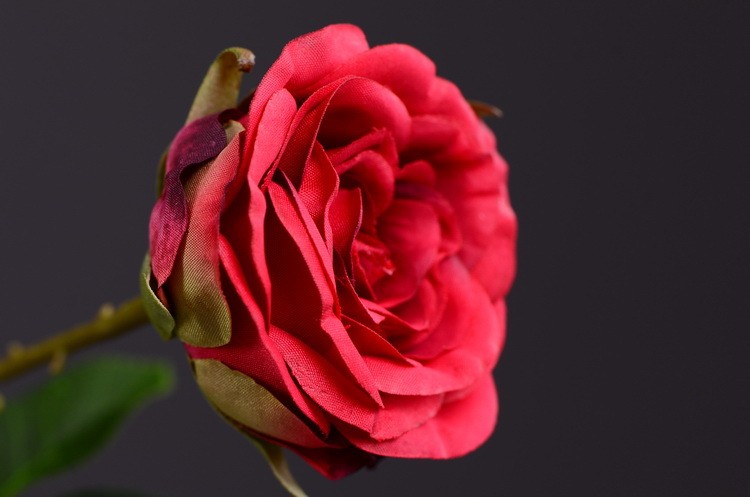 Lanjin Factory wholesale multi-head rolled edge rose artificial flowers wholesale living room, dining table, coffee table, entrance hall decoration artificial flowers factory direct sales mixed batch pic 18