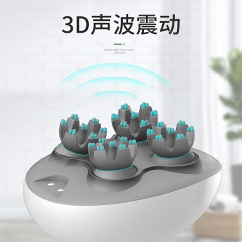 Head massager, electric household multi-functional full-body massage, claw kneading meridian therapy, acupoint scalp massage device Specification image
