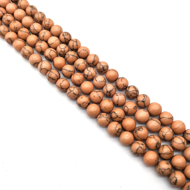 饰品配件 厂家直销 DIY手工佛珠配饰 仿天然绿松石散珠隔珠 散珠详情图12