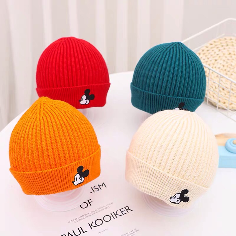 Baby woolen hat autumn and winter men and women infants and young children knitted ear caps infants warm winter caps Application Scenario