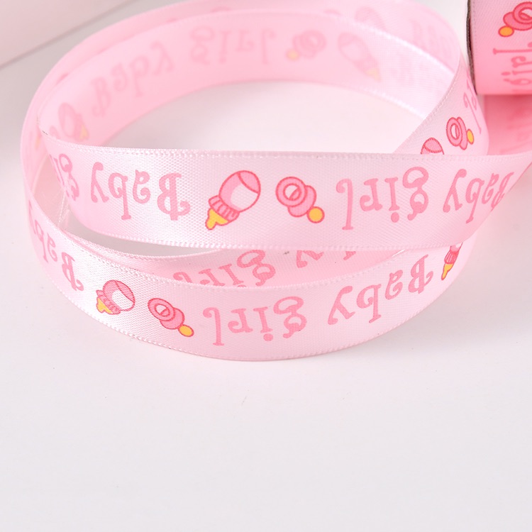 1.5cm polyester tape printed clothing decorative tape, webbing factory direct sales, BABY handicraft decorative tape, small bow ribbon accessories webbing details Picture