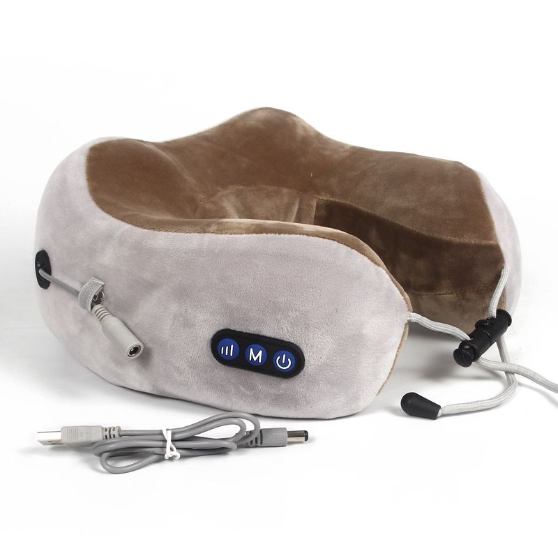 Medharley U-shaped pillow Cervical massager, Shoulder multi-functional kneading Intelligent Travel nap Neck vehicle-mounted neck Protection pillow device details Picture
