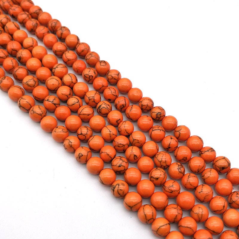 饰品配件 厂家直销 DIY手工佛珠配饰 仿天然绿松石散珠隔珠 散珠详情图11