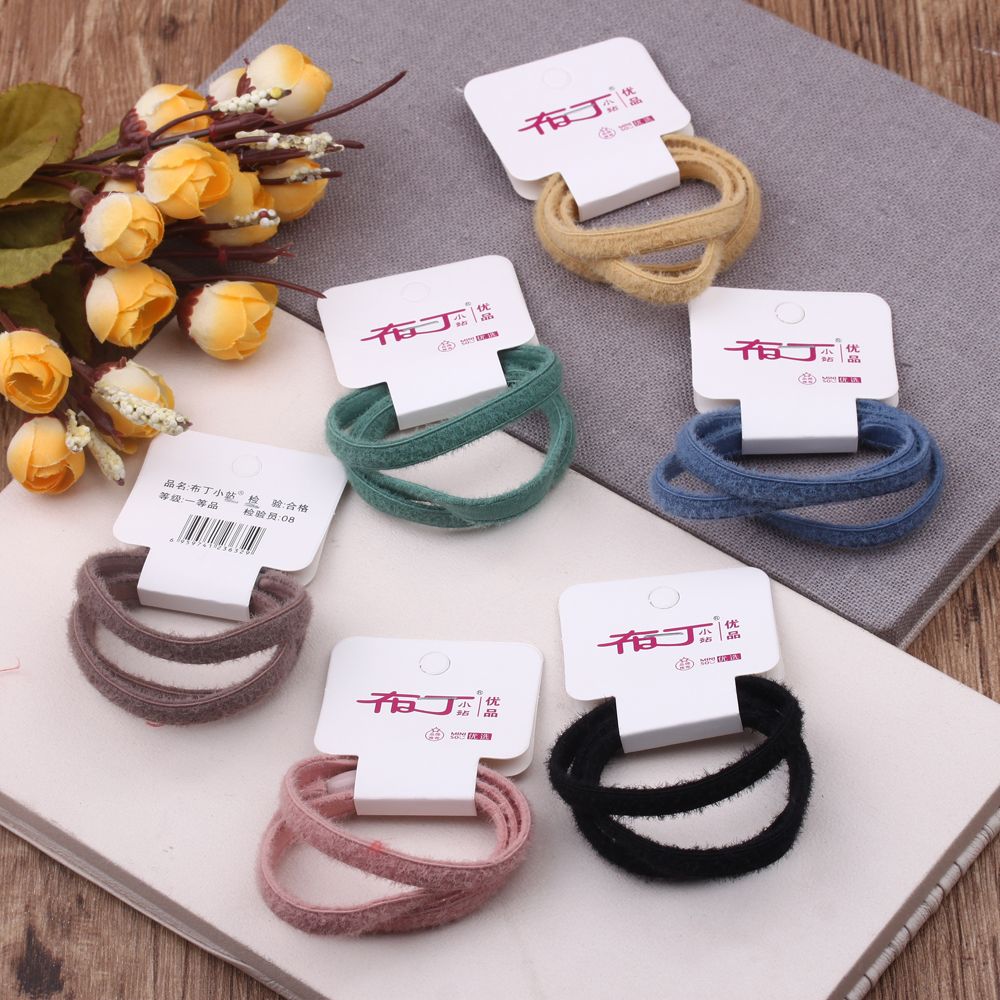 Candy colored ins girls' basic daily headband with elastic headband thumbnail