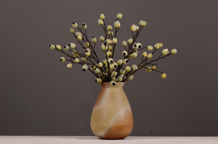 Lanjin Factory wholesales artificial eucalyptus fruit, artificial zombie fruit, artificial pipe fruit, artificial berry plants, creative artificial flowers for living room and dining table arrangements, and floral art ornaments pic 9