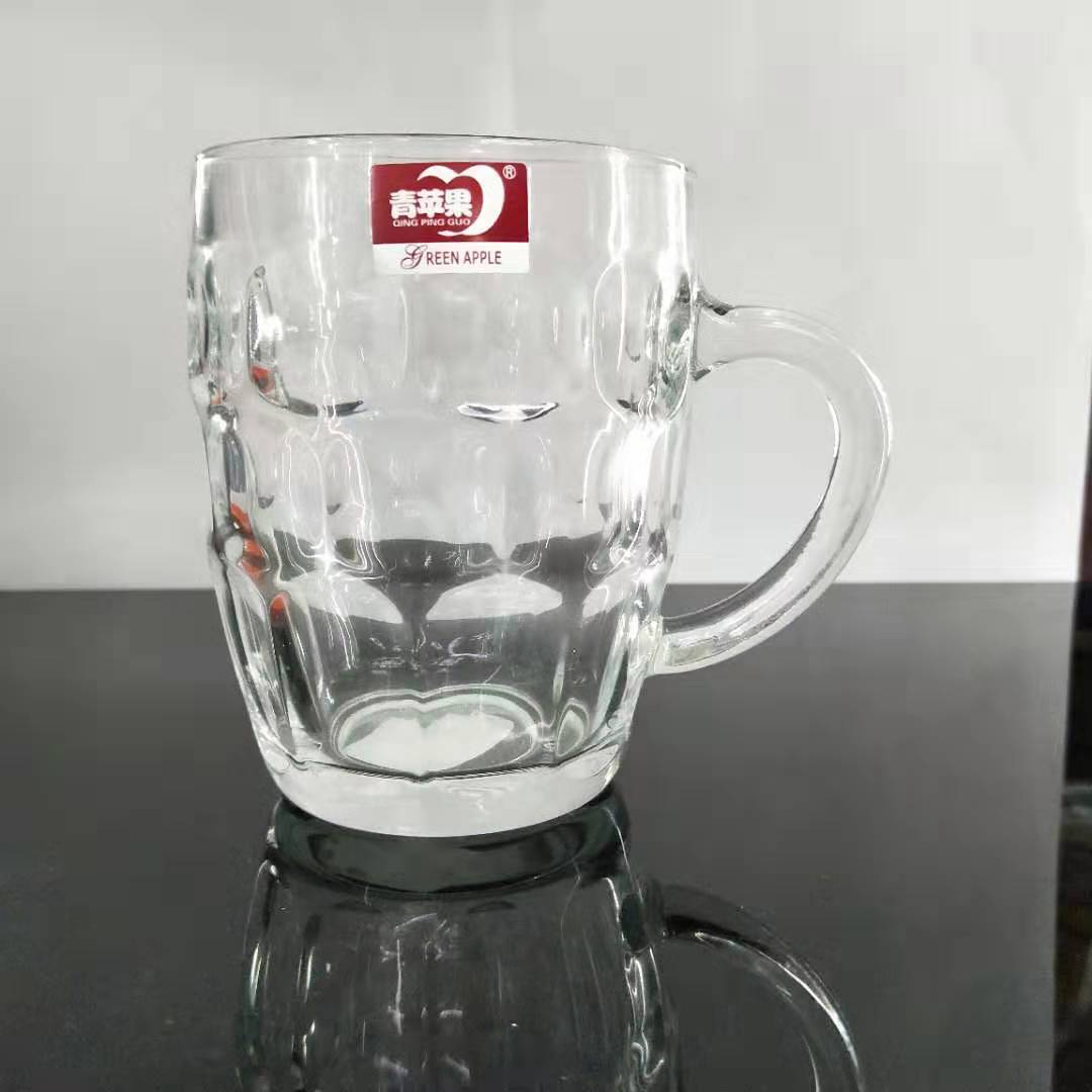 透明玻璃杯高白料啤酒杯 水杯茶杯热销菠萝杯广告礼品产品图