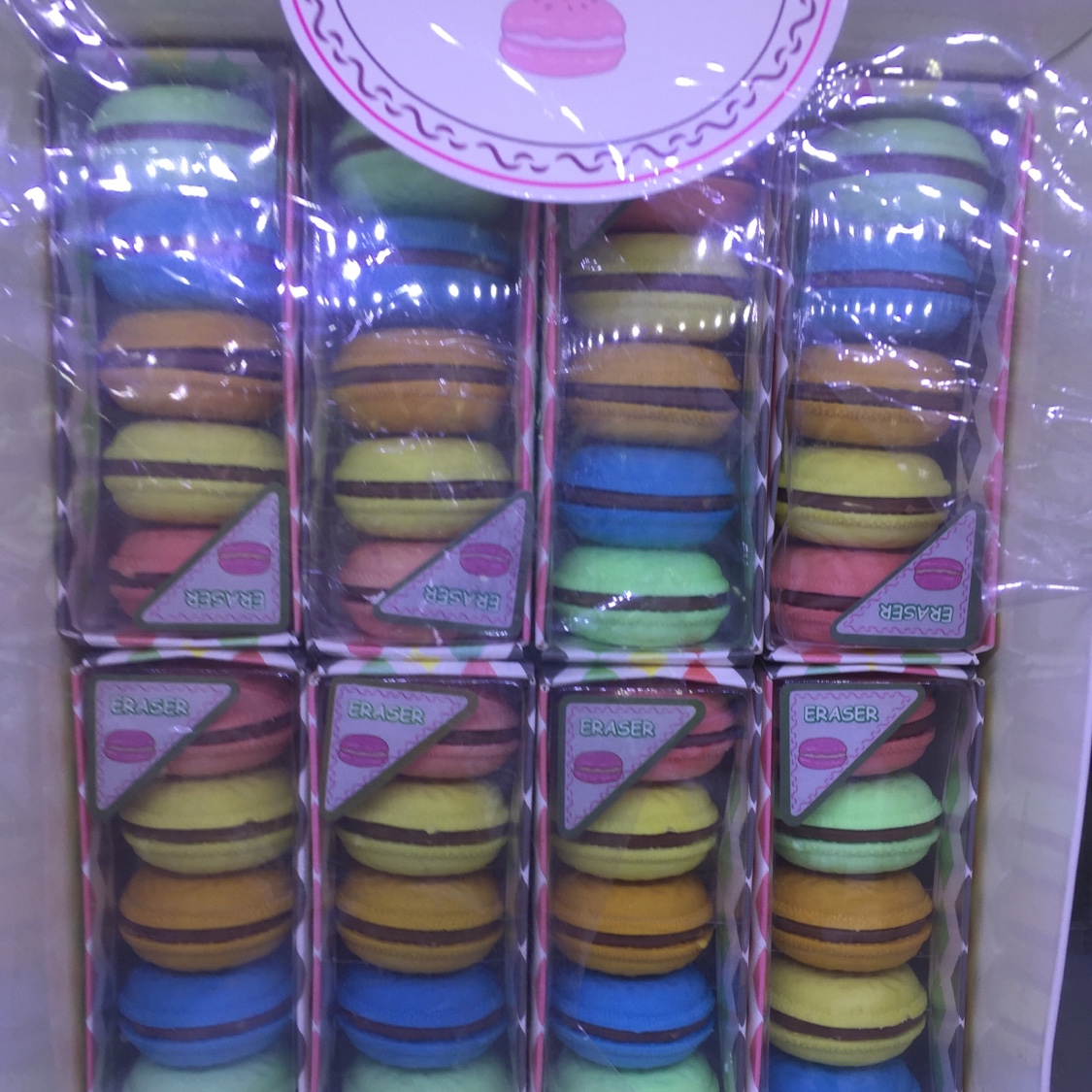 Macaron eraser Macaron eraser