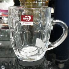 透明玻璃杯高白料啤酒杯 水杯茶杯热销菠萝杯广告礼品
