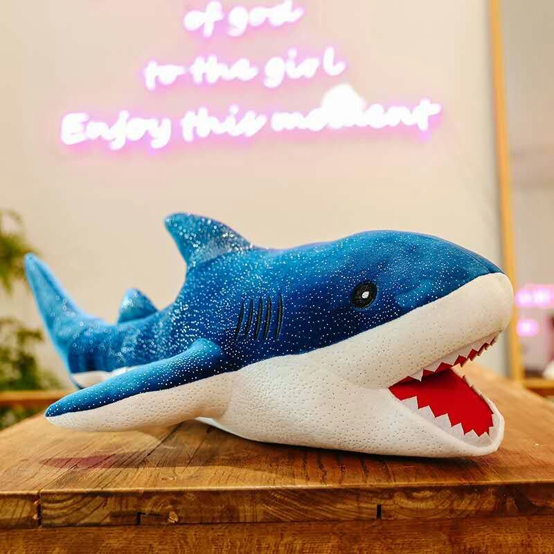 自产自销毛绒玩具玩偶结婚礼物搞怪鲨鱼娃娃详情图4