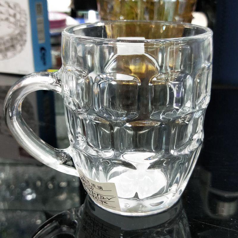 透明玻璃杯高白料啤酒杯 水杯茶杯热销菠萝杯广告礼品细节图
