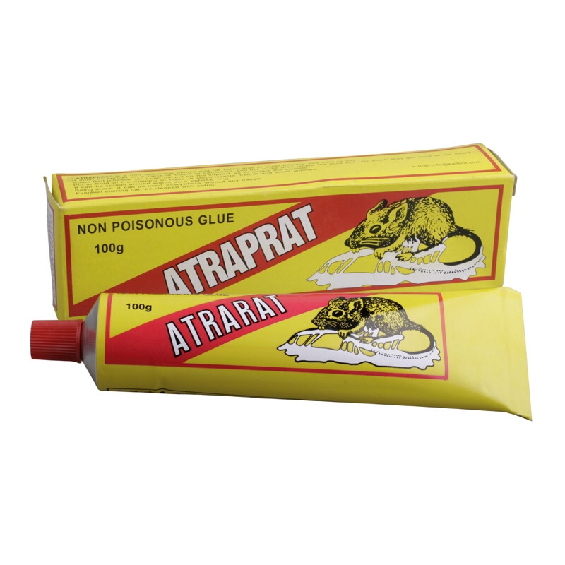 135g强力透明老鼠胶牙膏管黄色老鼠胶粘鼠详情图1