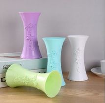 塑料插花瓶002现代花瓶 容器简约几何塑料 花盆摆件