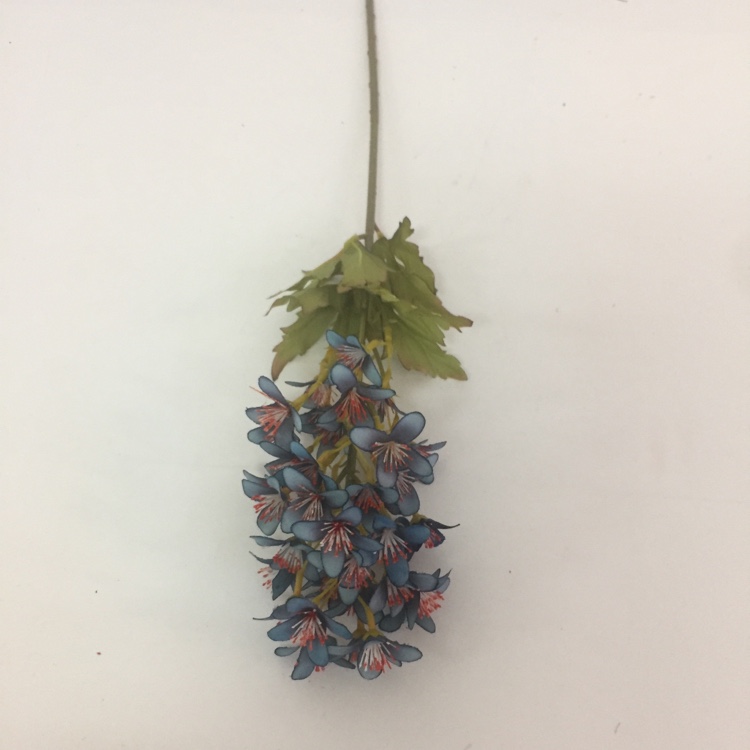 Single Autumn Red Star Flower Simulation False Flower Silk Flower Korean Garden Small Fresh Flower Specification drawing