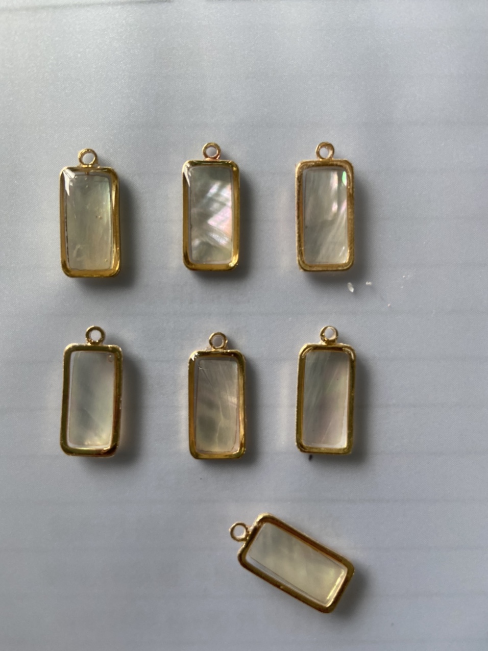 New shell glue drop long side double-sided lug hanging accessories custom DIY accessories thumbnail