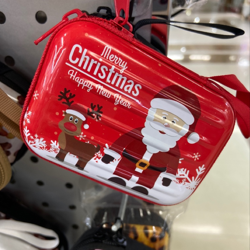 Tinplate wallet Christmas purse details Picture