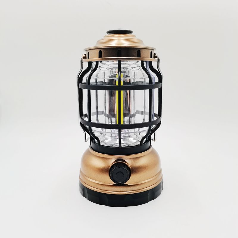 Zj-1990c New Type of outdoor camping lamp, retro forest lantern, rechargeable portable camping lamp