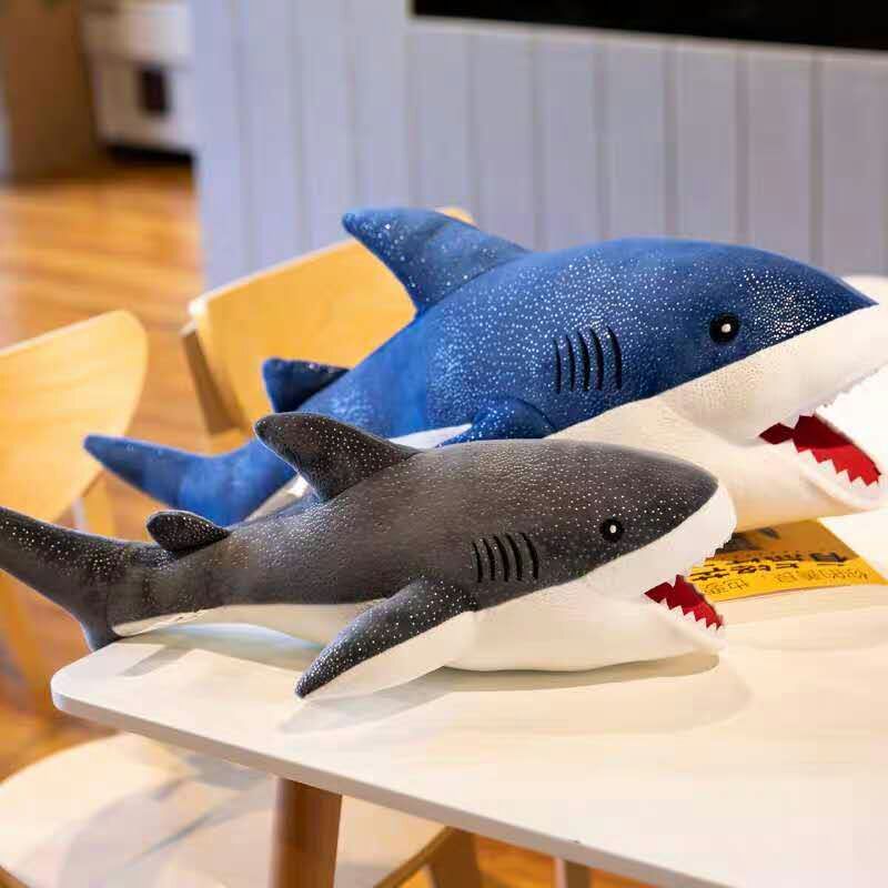 自产自销毛绒玩具玩偶结婚礼物搞怪鲨鱼娃娃详情图1
