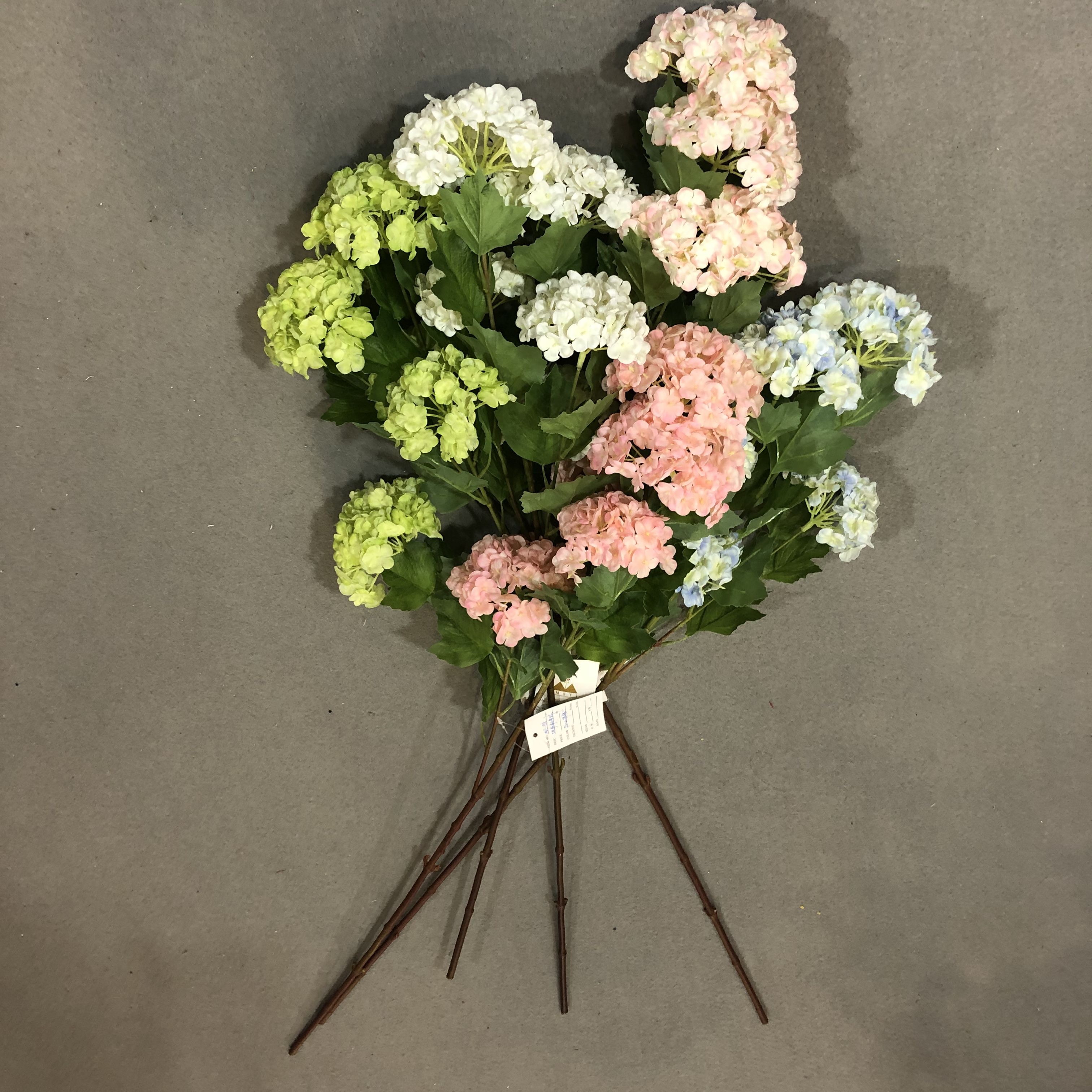 Artificial hydrangea, five-headed hydrangea, artificial flower Specification image