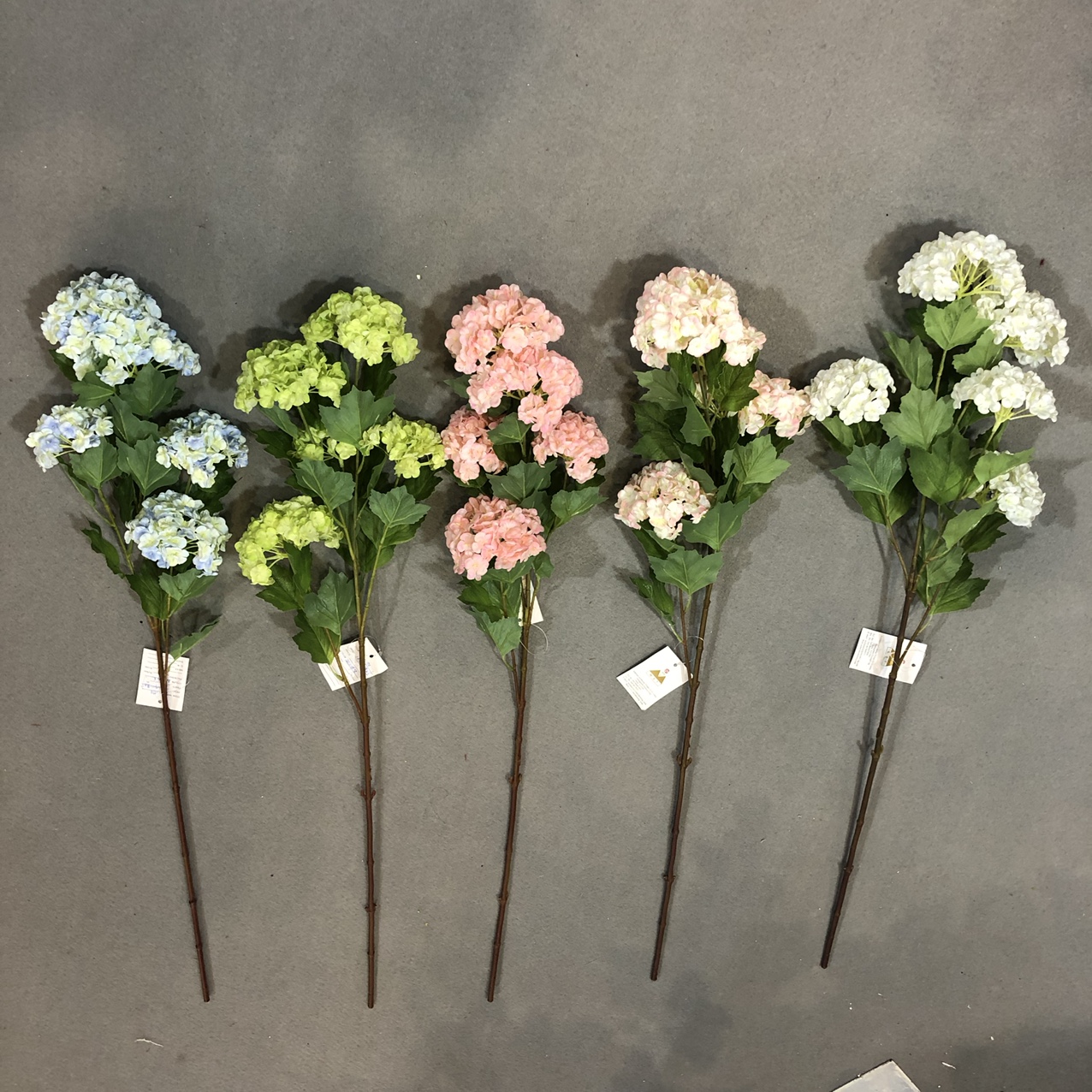 Artificial hydrangea, five-headed hydrangea, artificial flower