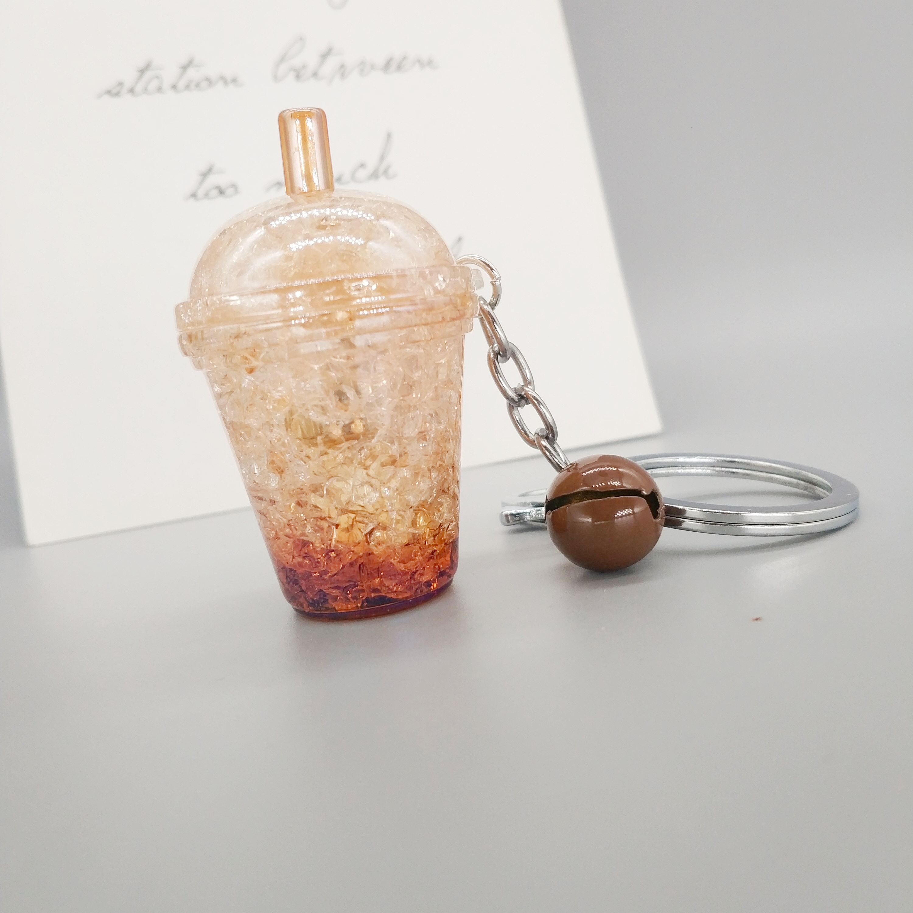 闪灯奶茶杯钥匙扣                                                    详情图7