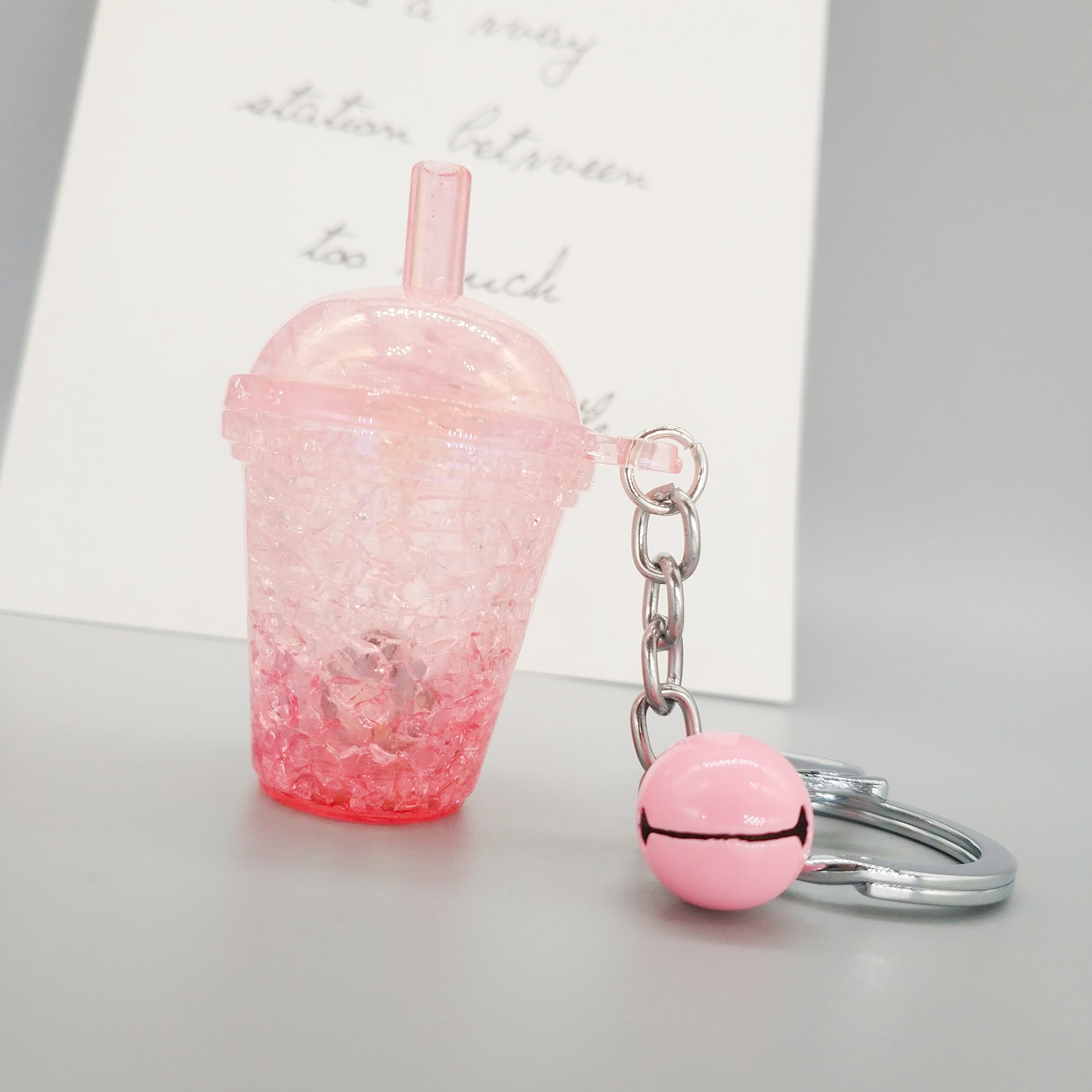 闪灯奶茶杯钥匙扣                                                    详情图8