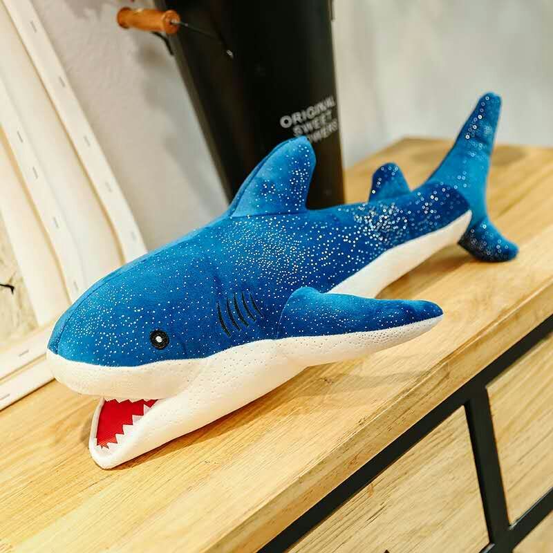 自产自销毛绒玩具玩偶结婚礼物搞怪鲨鱼娃娃详情图2